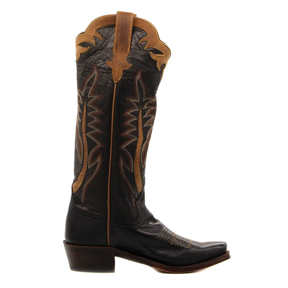 Rios of Mercedes Exclusive Black Sleek Buffalo Ladies' Boot