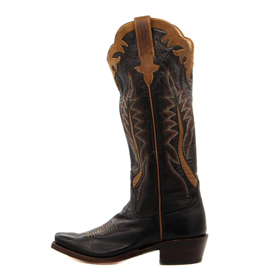 Rios of Mercedes Exclusive Black Sleek Buffalo Ladies' Boot