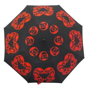 Roy Henry Vickers Eagle Heart Artist Collapsible Umbrella