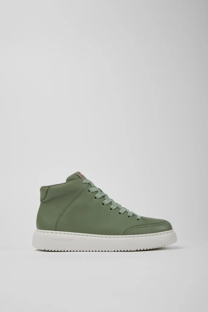 Runner K21 Green leather sneakers for women