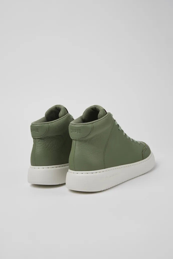 Runner K21 Green leather sneakers for women