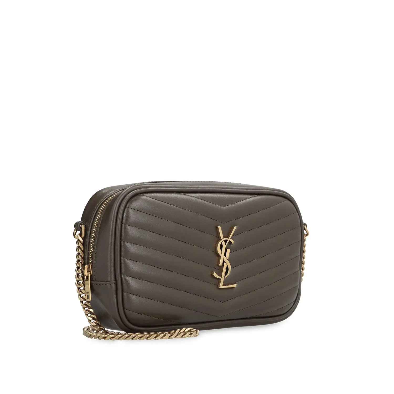 Saint Laurent    Saint Laurent Leather Mini Lou Shoulder Bag