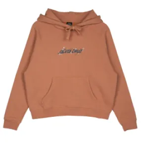 Santa Cruz Sage Strip Womens Hoodie - Front Clay