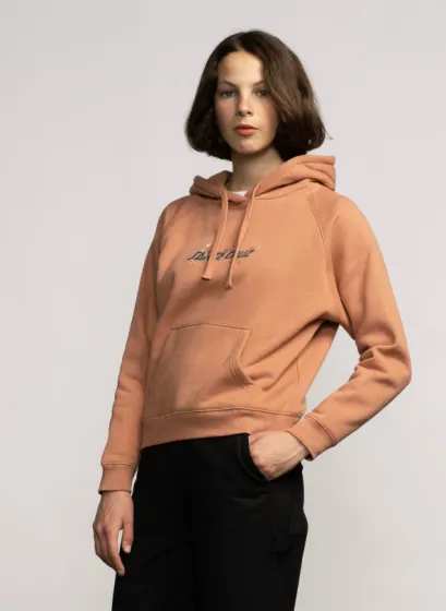 Santa Cruz Sage Strip Womens Hoodie - Front Clay