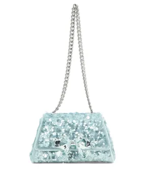 Self Portrait    Self Portrait Sequin Bow Mini Shoulder Bag