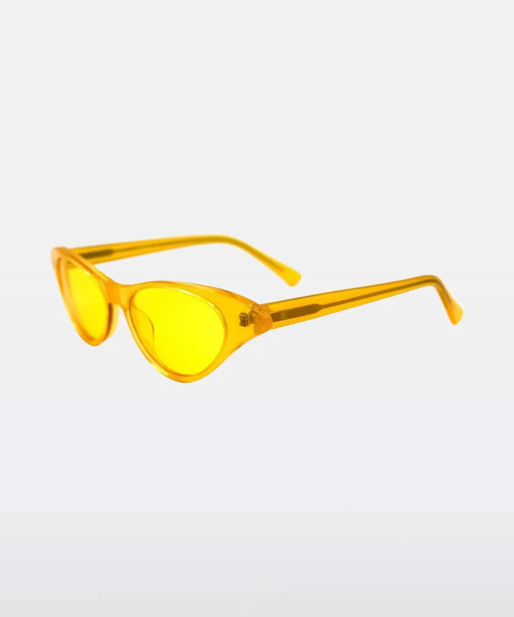 Shevoke Monroe Sunglasses Crystal Yellow