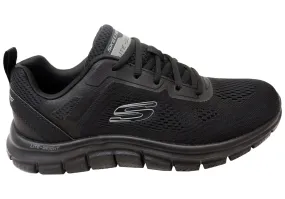 Skechers Mens Track Broader Memory Foam Lace Up Shoes