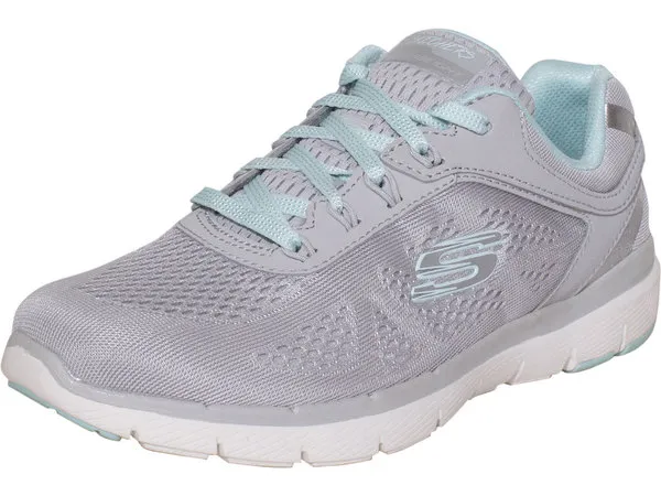 Skechers Women's Flex-Appeal-3.0 Moving Fast Sneakers Gray/Mint Sz: 6 13059