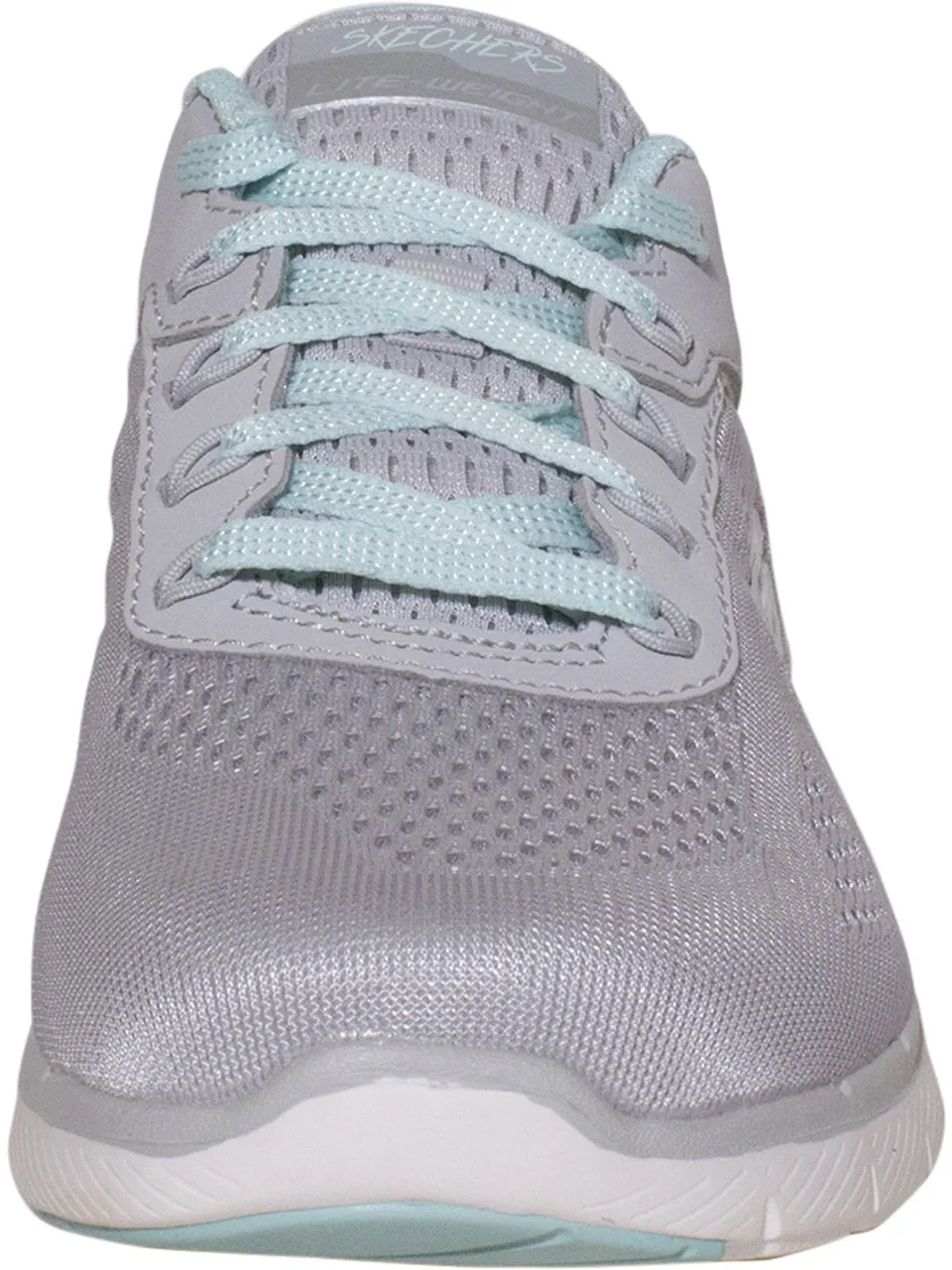 Skechers Women's Flex-Appeal-3.0 Moving Fast Sneakers Gray/Mint Sz: 6 13059