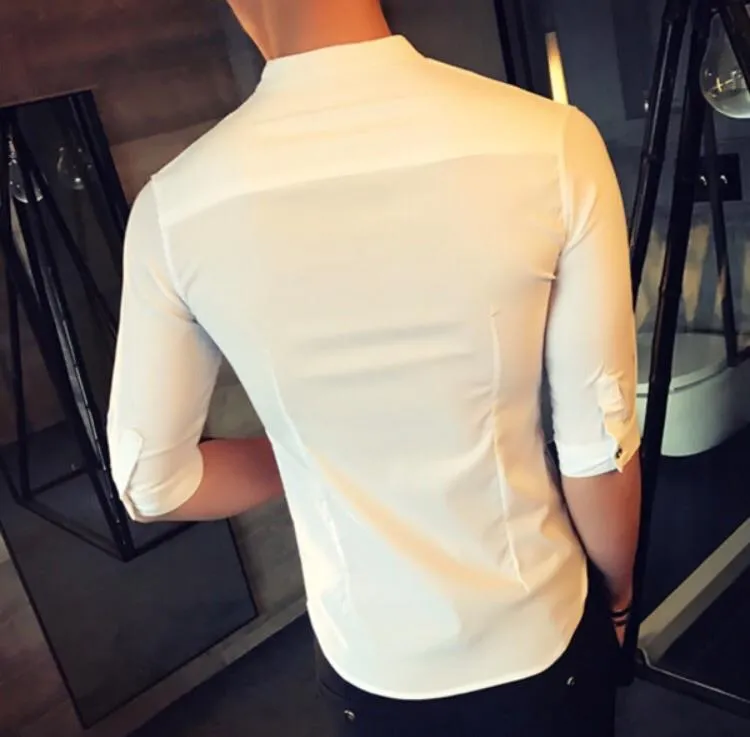 Slim-Fit Vest Shirt (2 Colors)