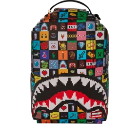 Sprayground Minecraft Ultimate Creative Mode Backpack - Red / White / Yellow / Blue