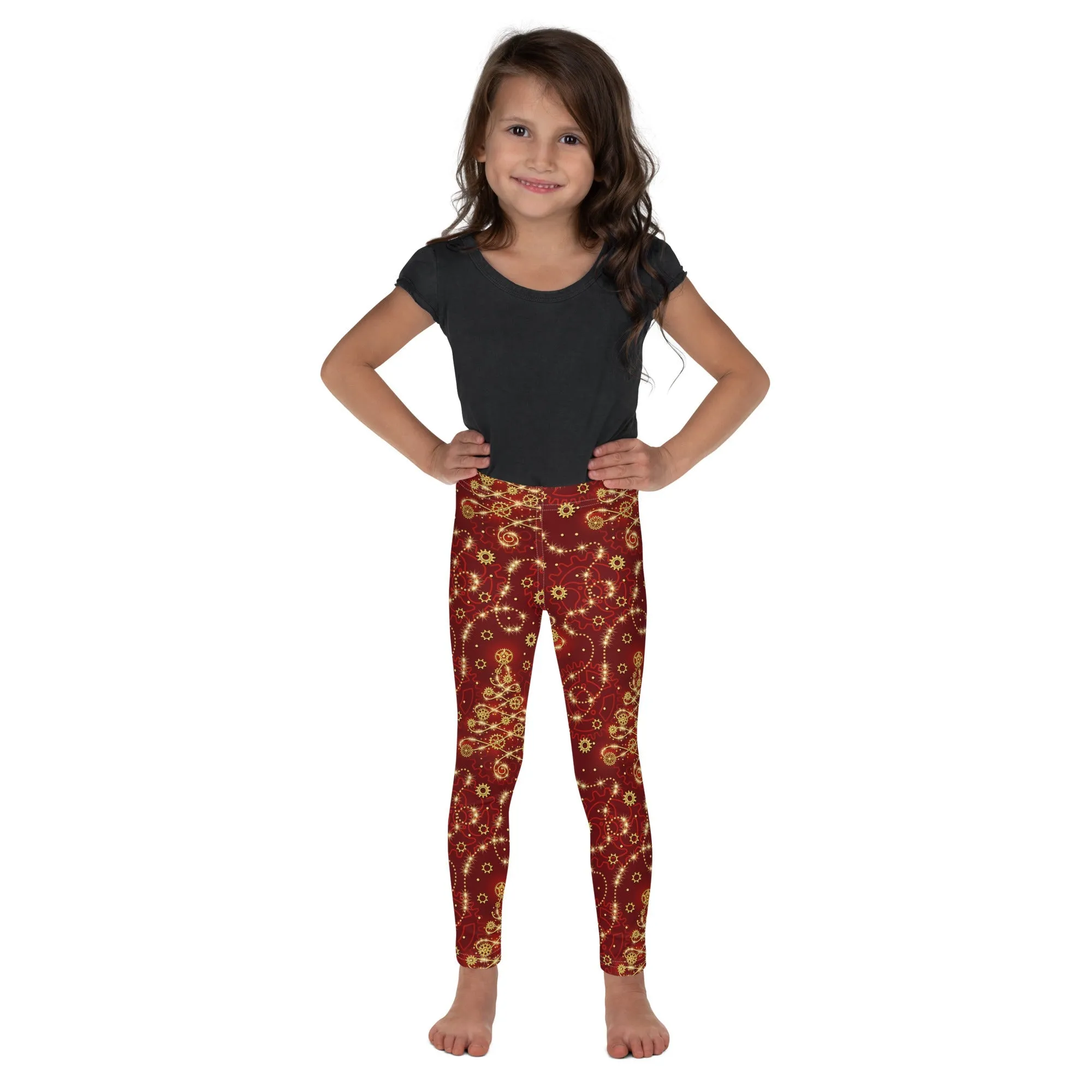 Steampunk Christmas Kid's Leggings