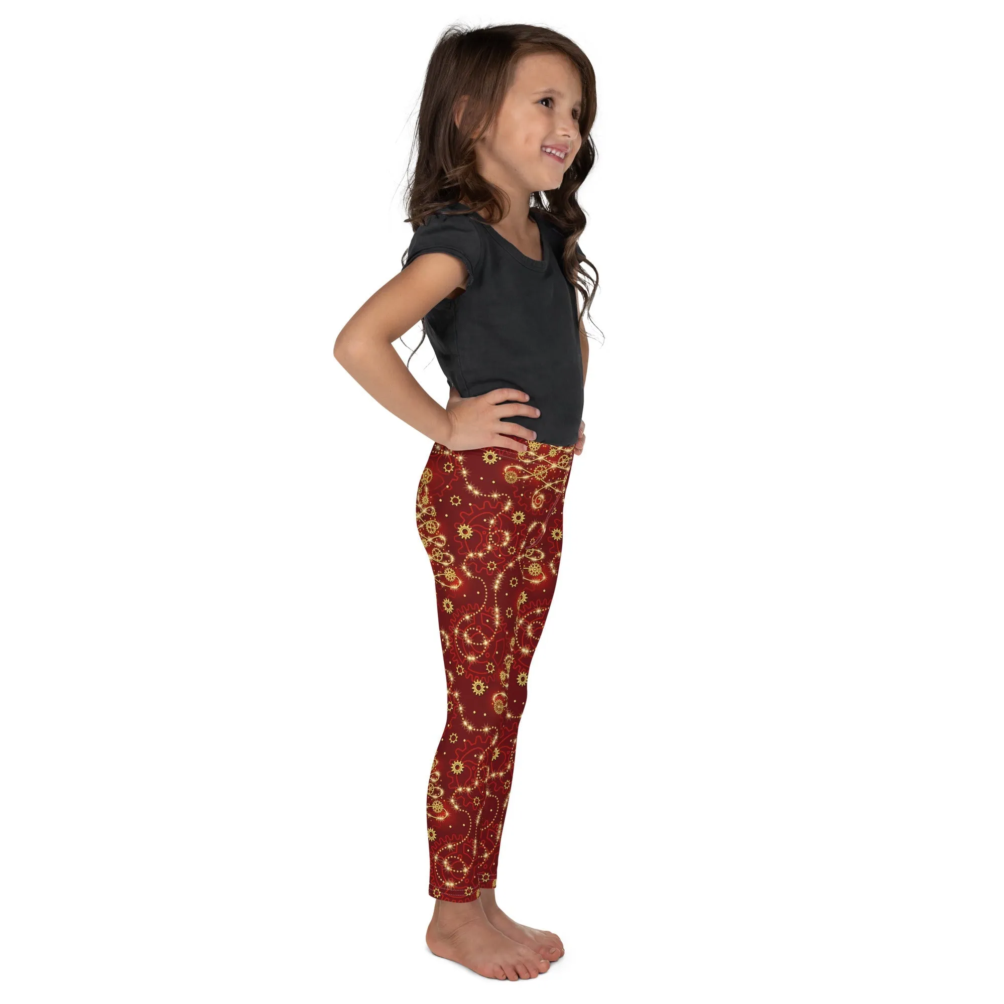 Steampunk Christmas Kid's Leggings