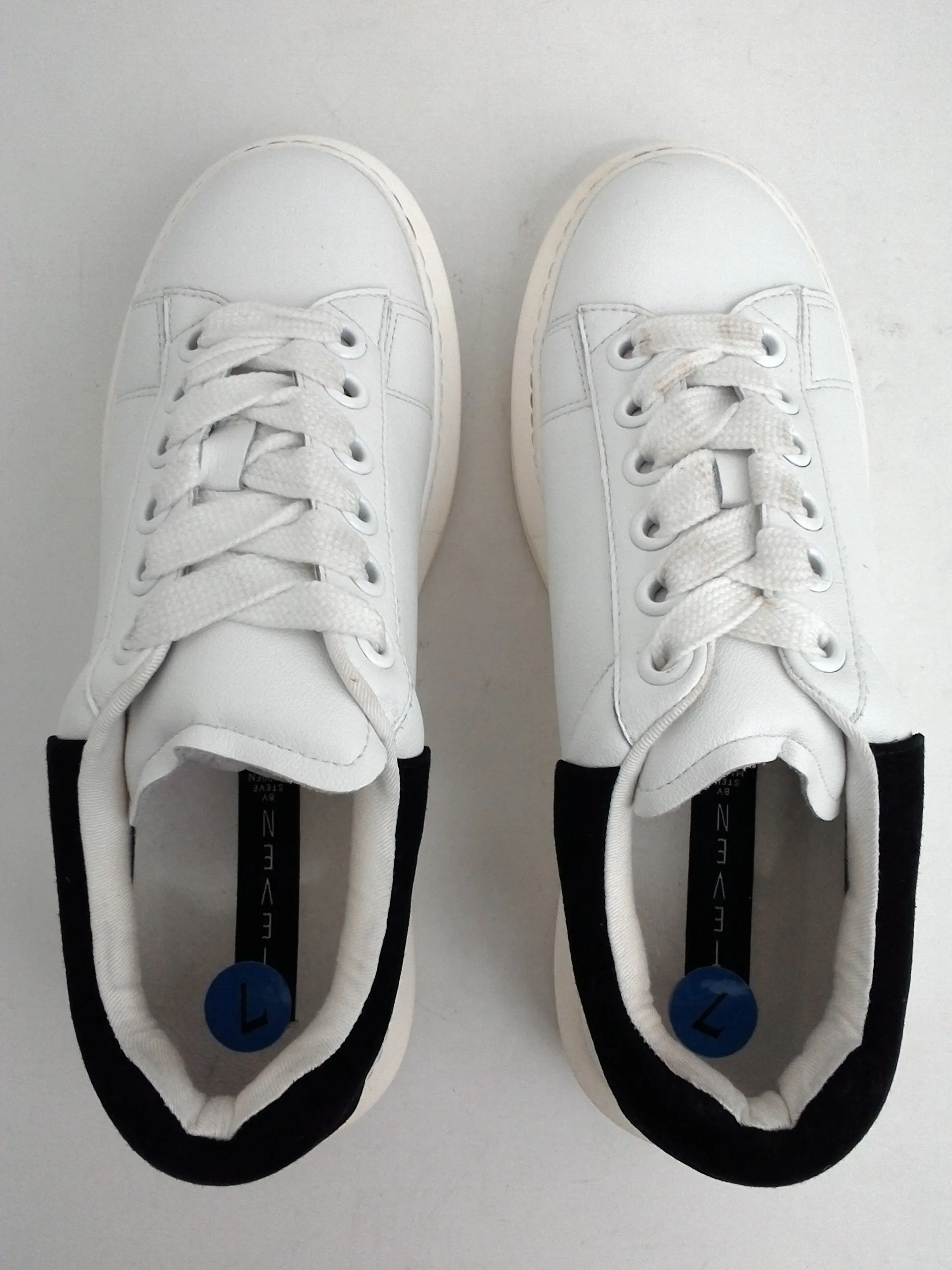 Steve Madden Women's Leather Fashion Sneakers Size 7 M