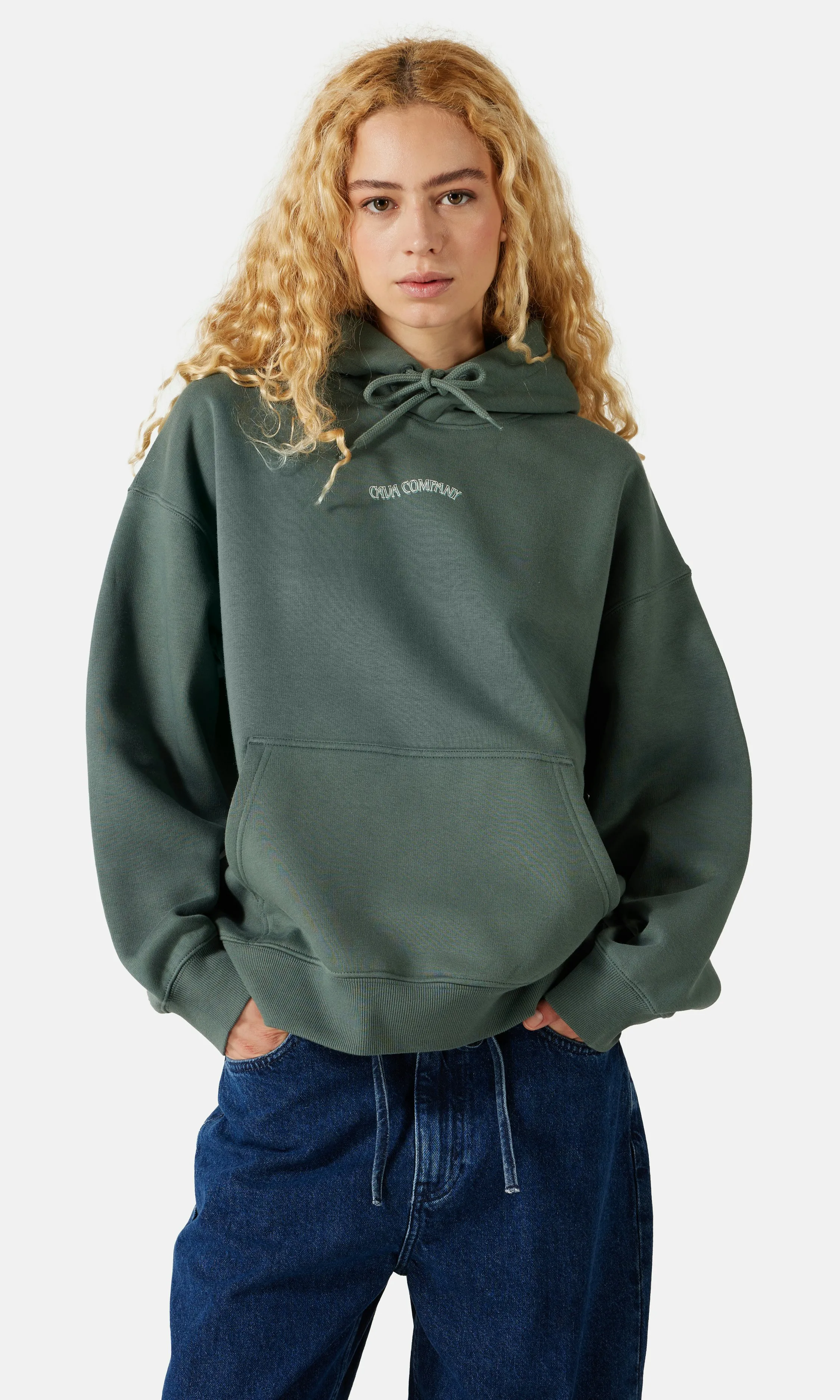 The Cava Company Wave Hoodie Green | Women | Junkyard