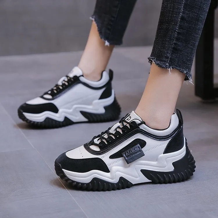 Thick Casual Comfortable, Spring Women's Sneakers