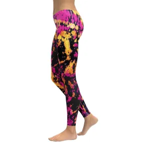 Tie Dye Multicolor Leggings