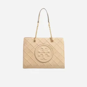 Tory Burch Fleming Soft Leather Shoulder Bag Desert Dune