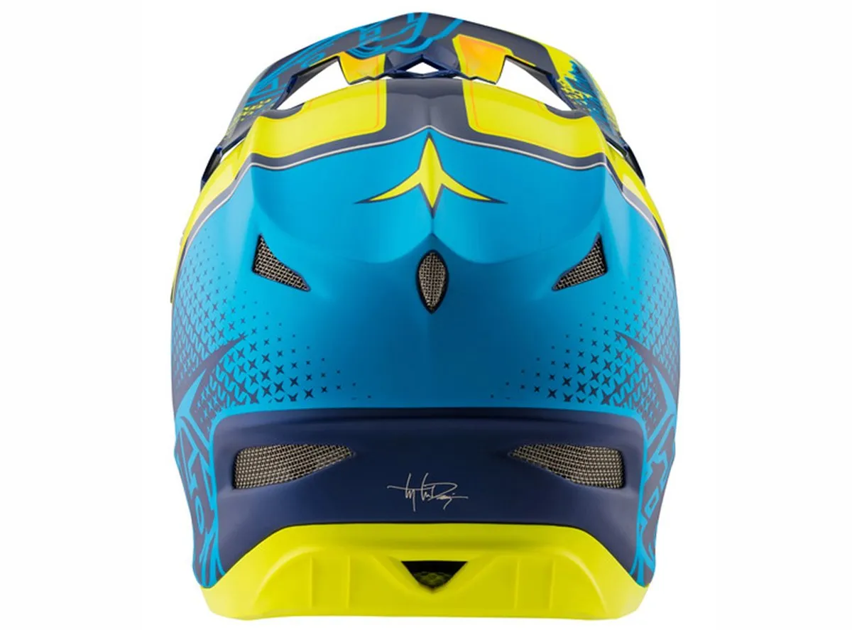 Troy Lee Designs D3 Composite Full Face Helmet - Starburst Yellow