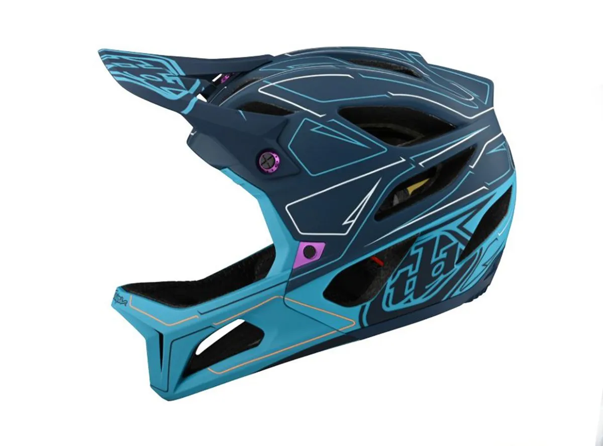 Troy Lee Designs Stage Full Face Helmet - Ltd Edition - Pinstripe Marine - 2021