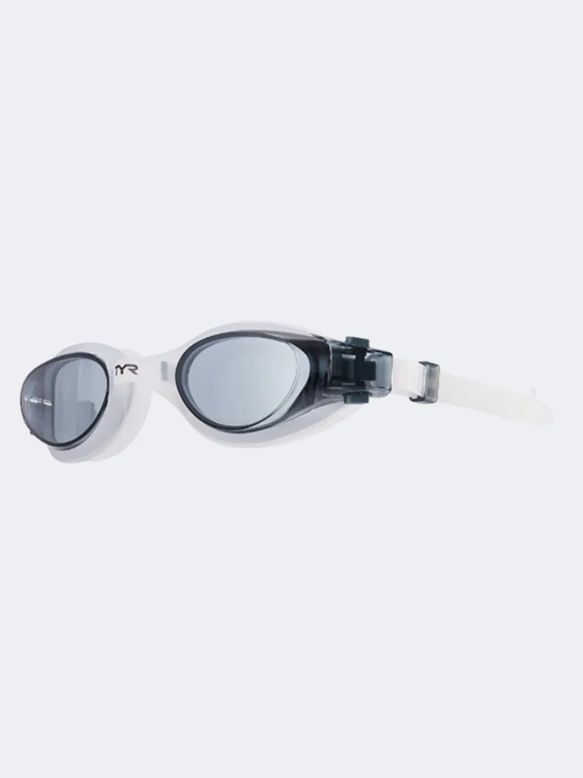 Tyr Vesi Swim Goggles Smoke/White