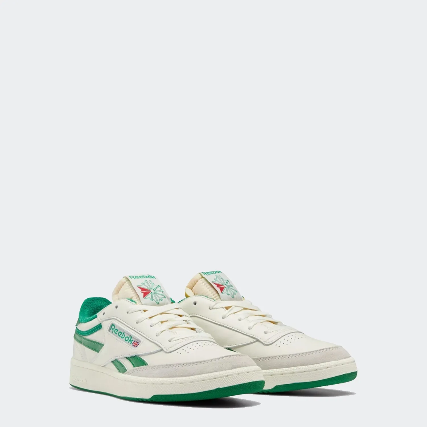 Unisex Reebok Club C Revenge Vintage Shoes Chalk Glen Green