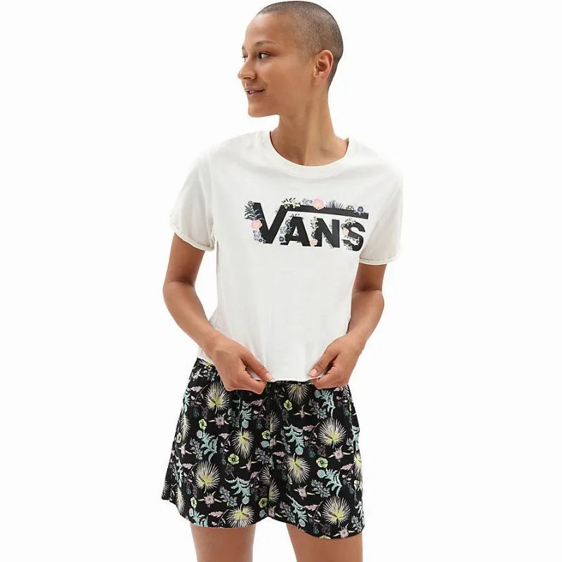 Vans BLOZZOM ROLL OUT T-SHIRT (MARSHMALLOW) WOMEN WHITE