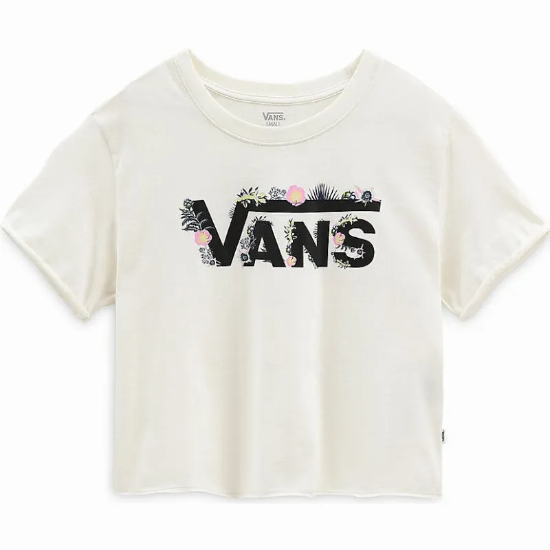 Vans BLOZZOM ROLL OUT T-SHIRT (MARSHMALLOW) WOMEN WHITE