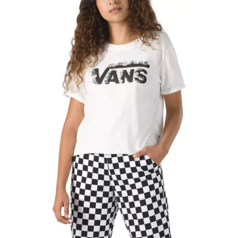 Vans BLOZZOM ROLL OUT T-SHIRT (MARSHMALLOW) WOMEN WHITE