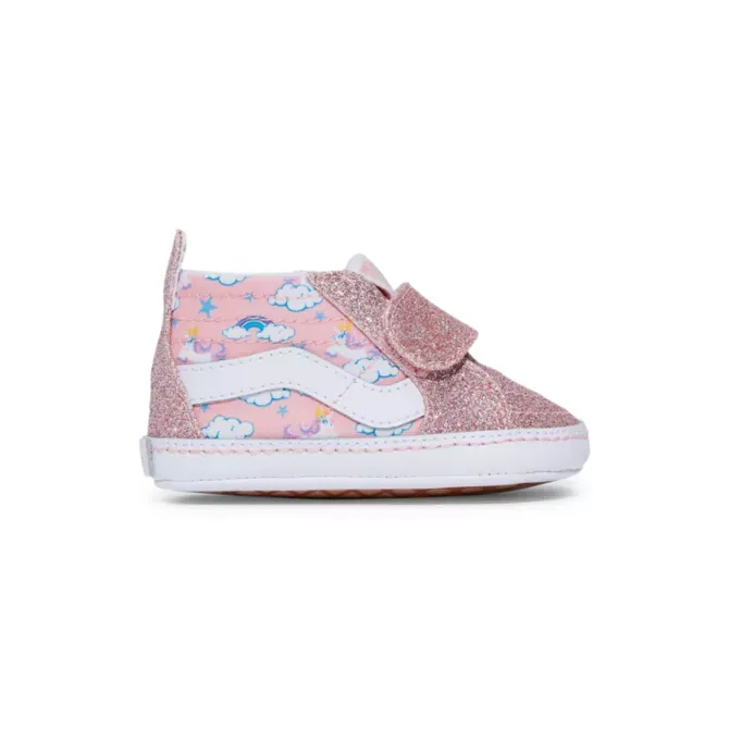 Vans  Infant Unicorn Sleigh SK8-Hi Crib - Powder Pink/ True White