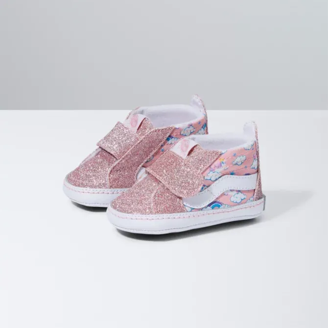 Vans  Infant Unicorn Sleigh SK8-Hi Crib - Powder Pink/ True White