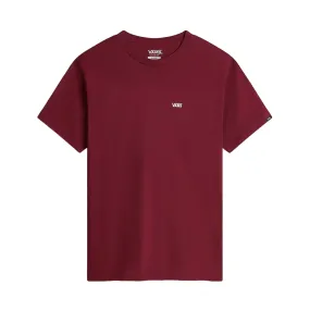 Vans Left Chest Logo T-Shirt - Burgundy exclusive at Remix