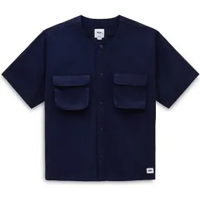 Vans PREMIUM CARGO WOVEN SHORT SLEEVE SHIRT (BARITONE BLUE) MEN BLUE