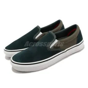 Vans Skate Slip-On Scarab Green Suede Men Skate Boarding...