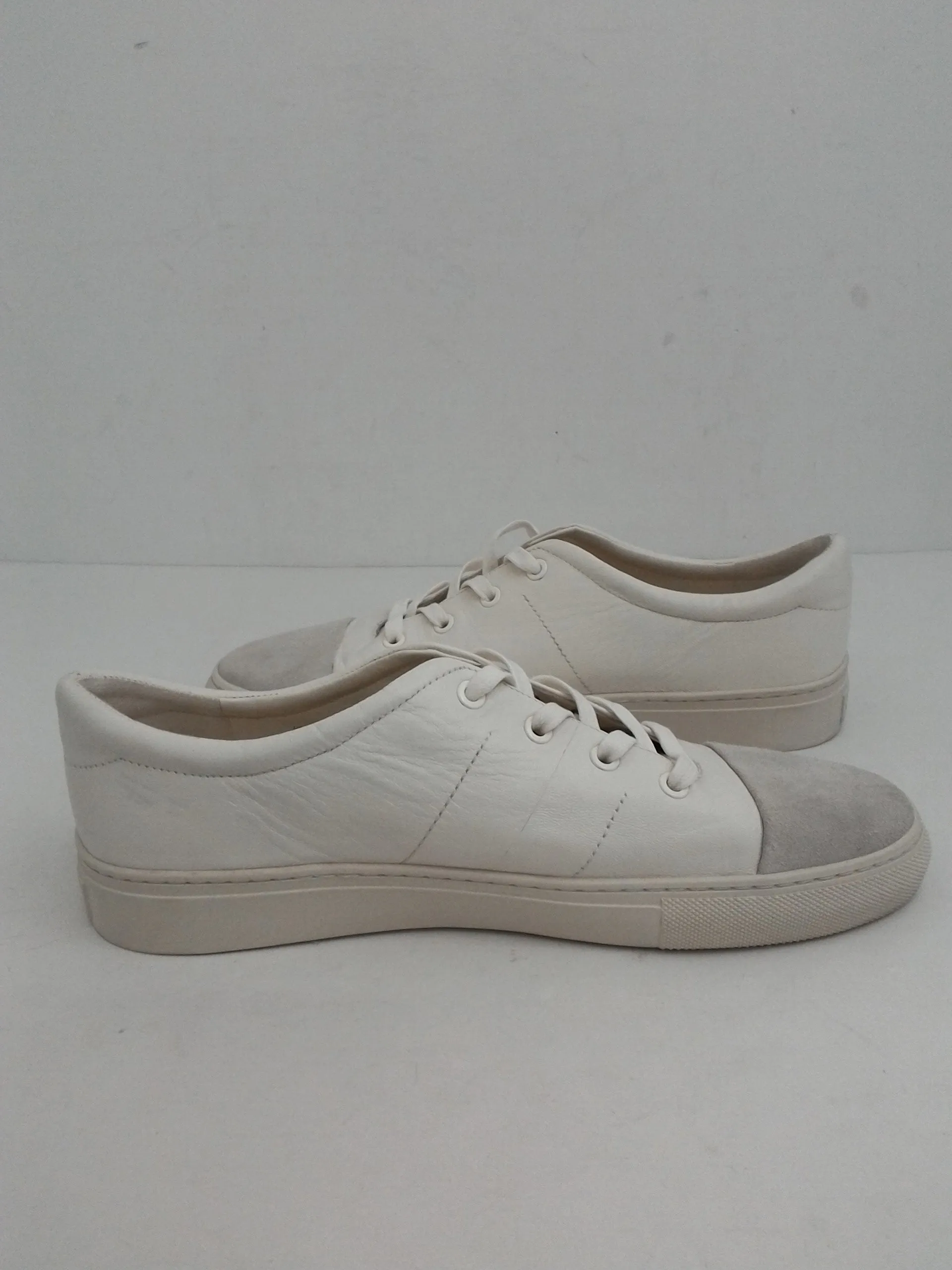 Via Spiga Women's White Leather Sneakers Size 11 M