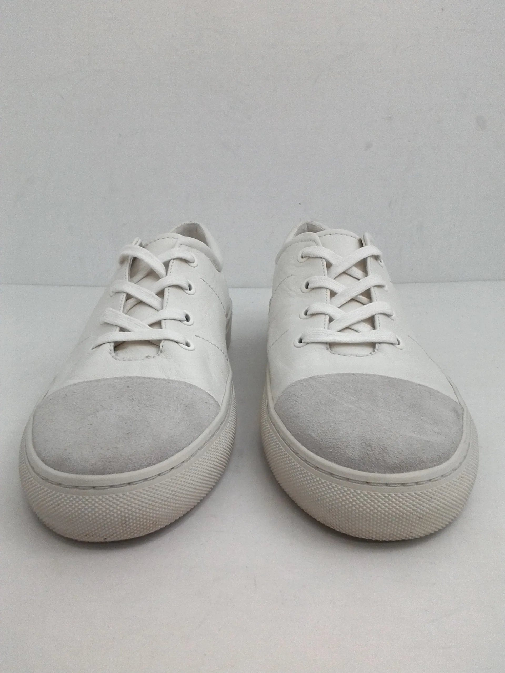 Via Spiga Women's White Leather Sneakers Size 11 M