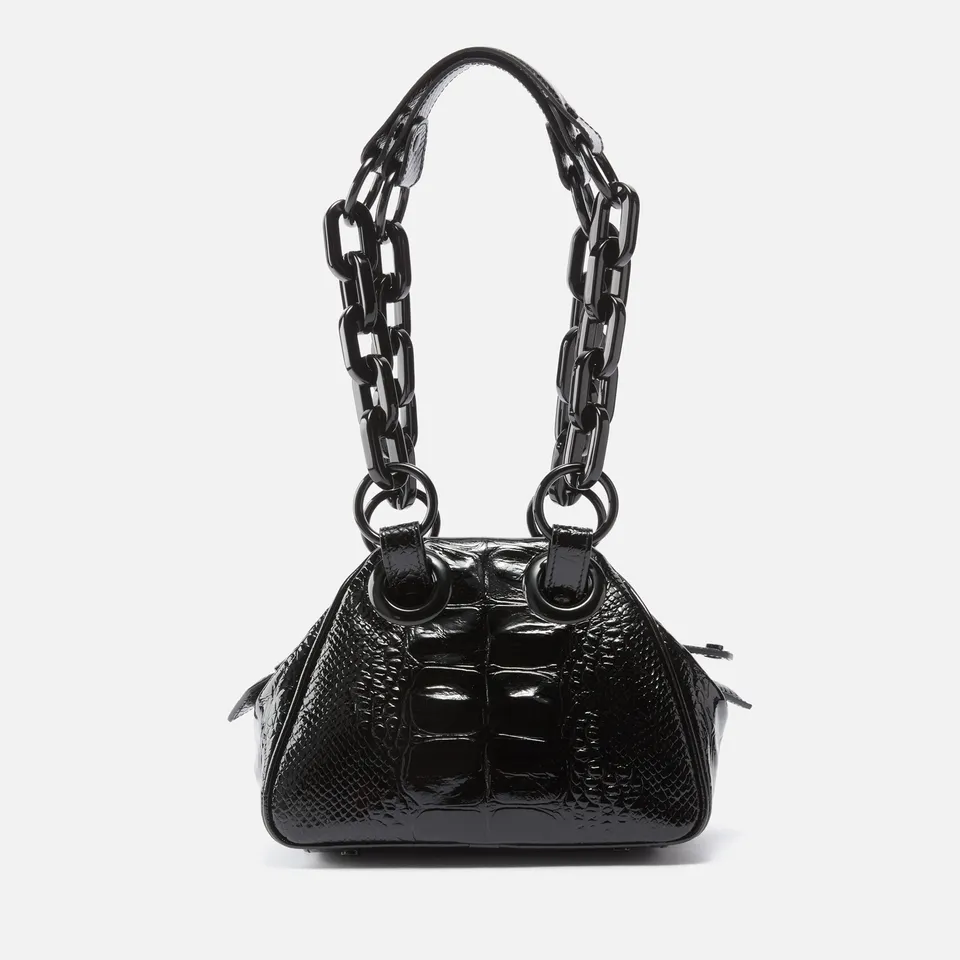 Vivienne Westwood Archive Patent Leather Chain Handbag | Coggles