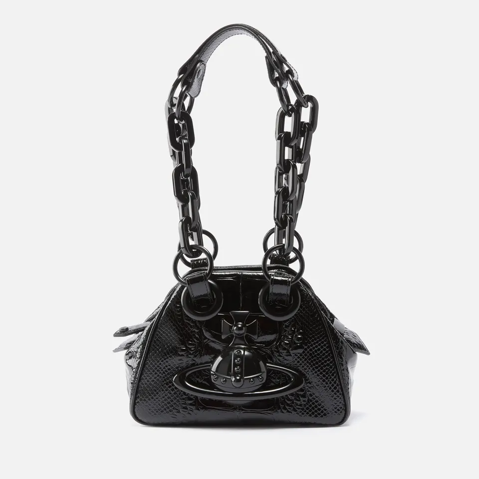 Vivienne Westwood Archive Patent Leather Chain Handbag | Coggles