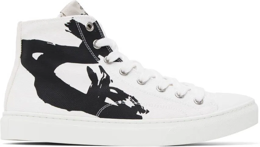 Vivienne Westwood White Plimsoll Sneakers