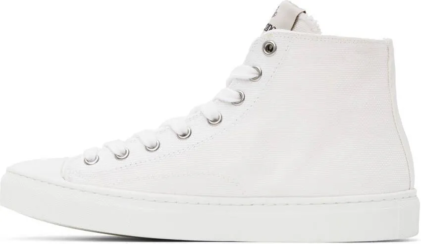 Vivienne Westwood White Plimsoll Sneakers