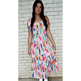 Watercolor Maxi Dress