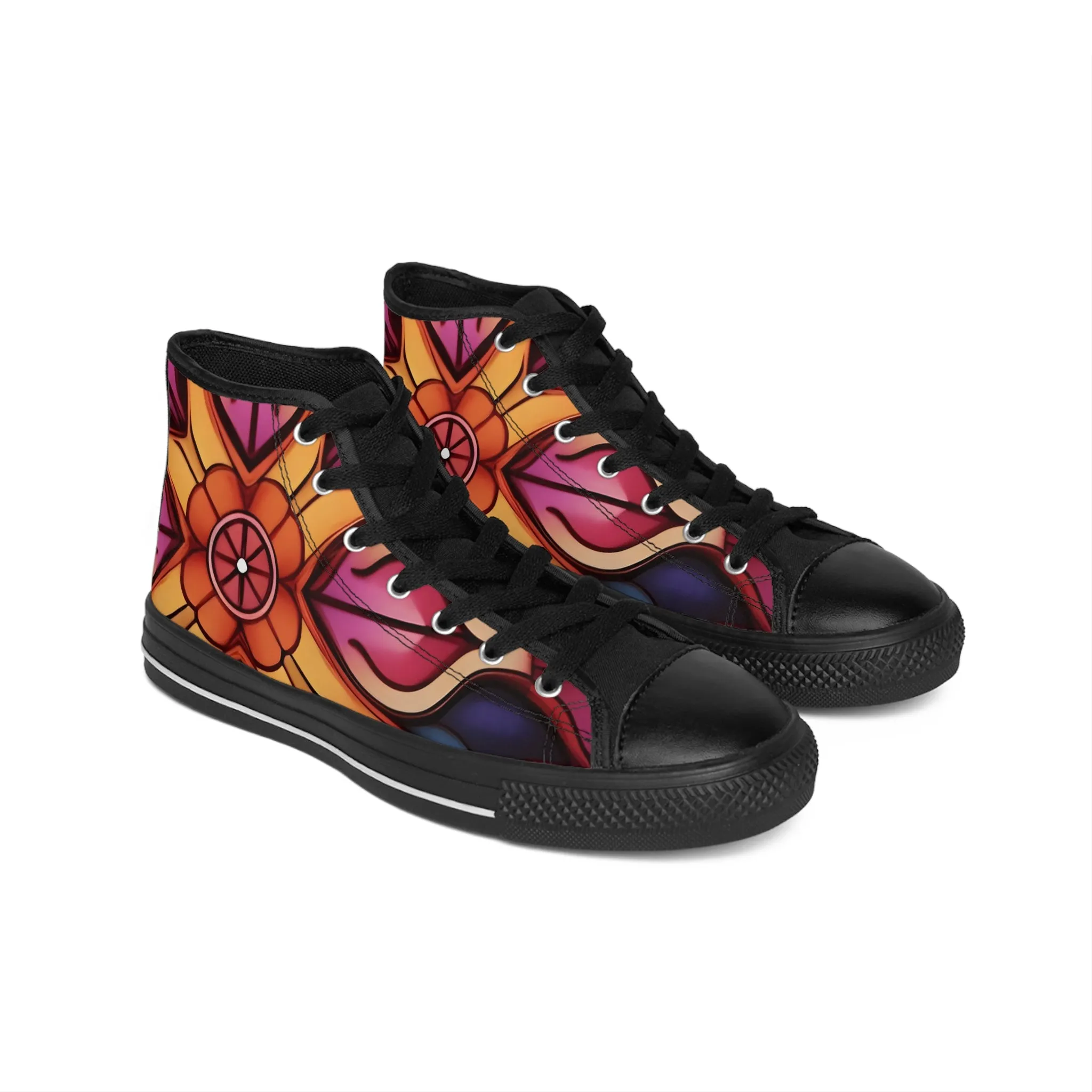 Women's Classic Contemporary Look High Sneakers. GB-000010C