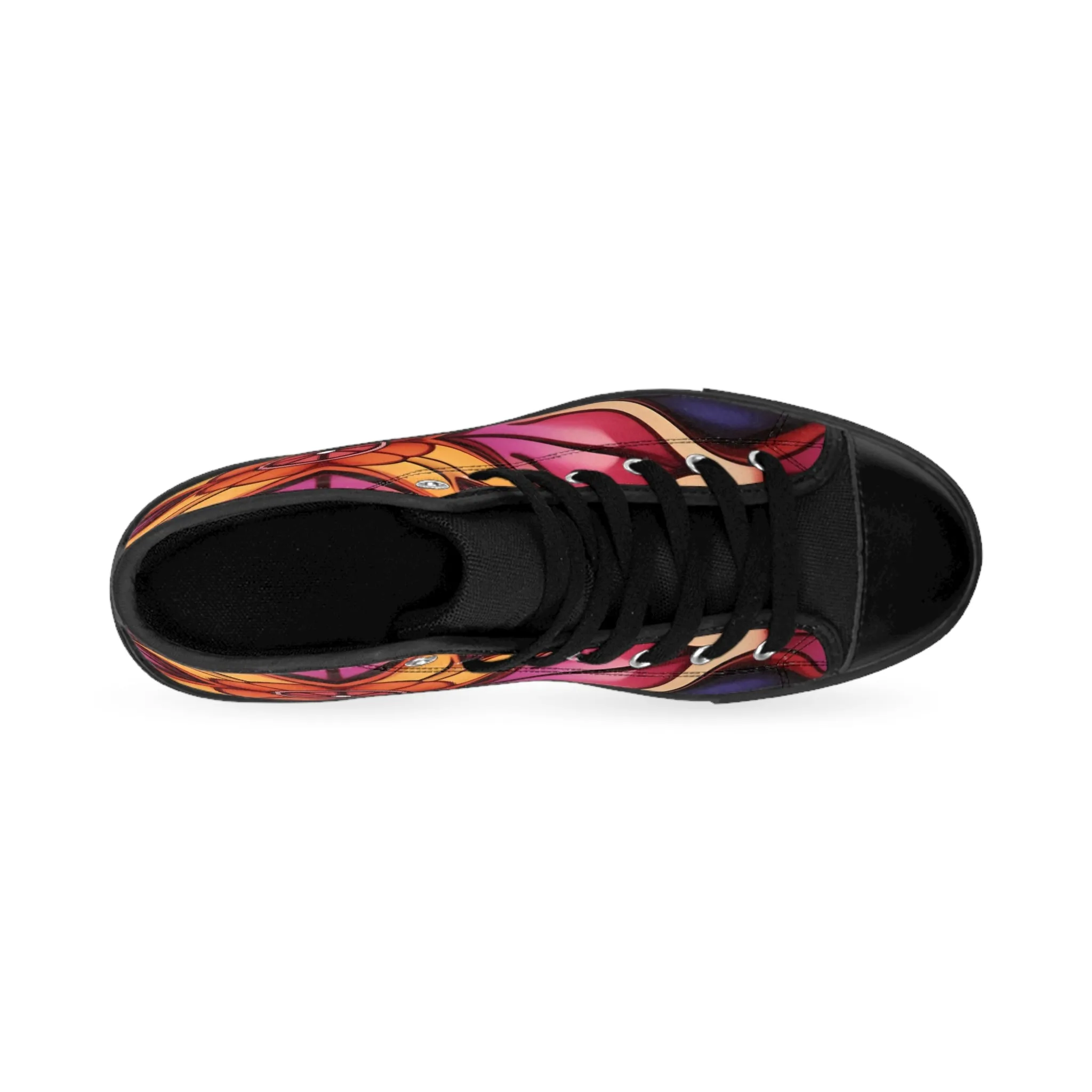 Women's Classic Contemporary Look High Sneakers. GB-000010C