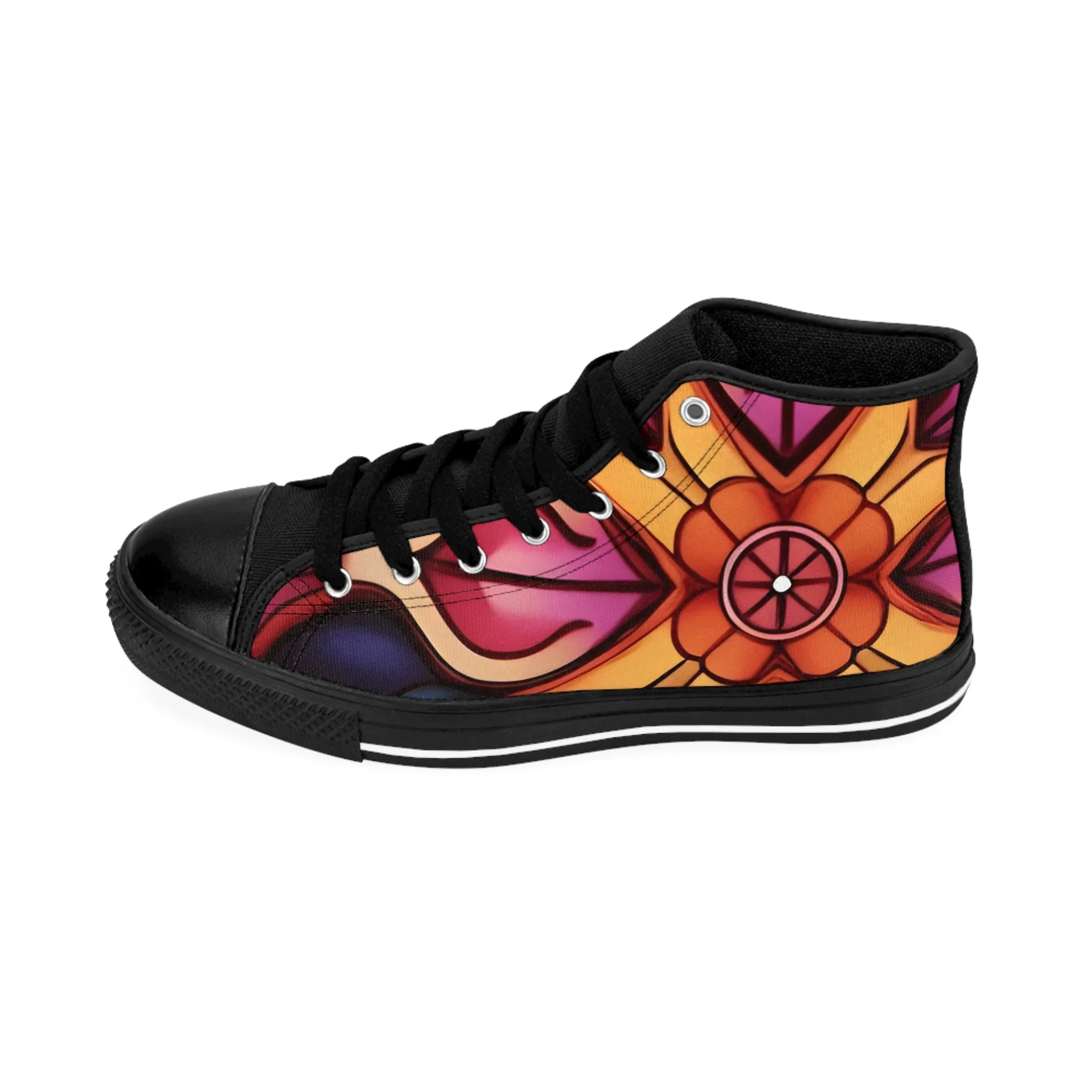 Women's Classic Contemporary Look High Sneakers. GB-000010C