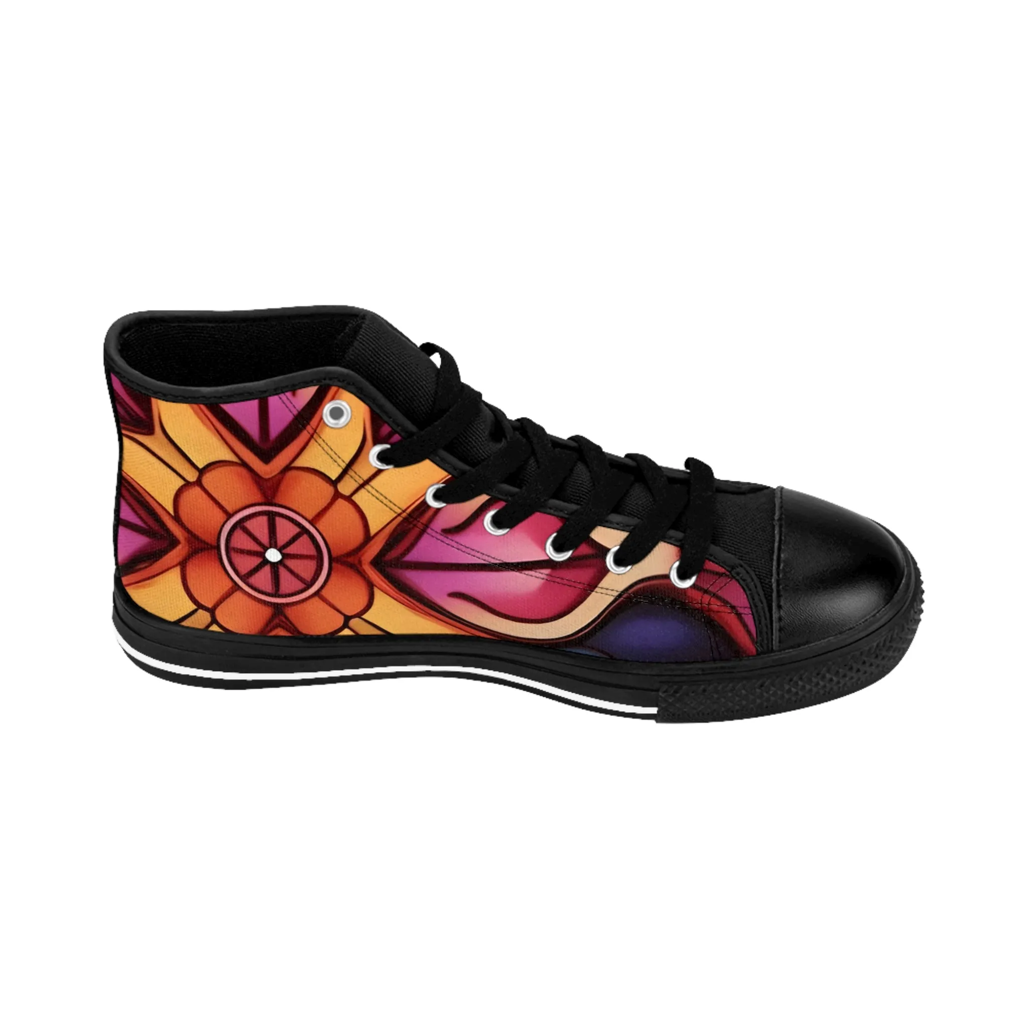 Women's Classic Contemporary Look High Sneakers. GB-000010C