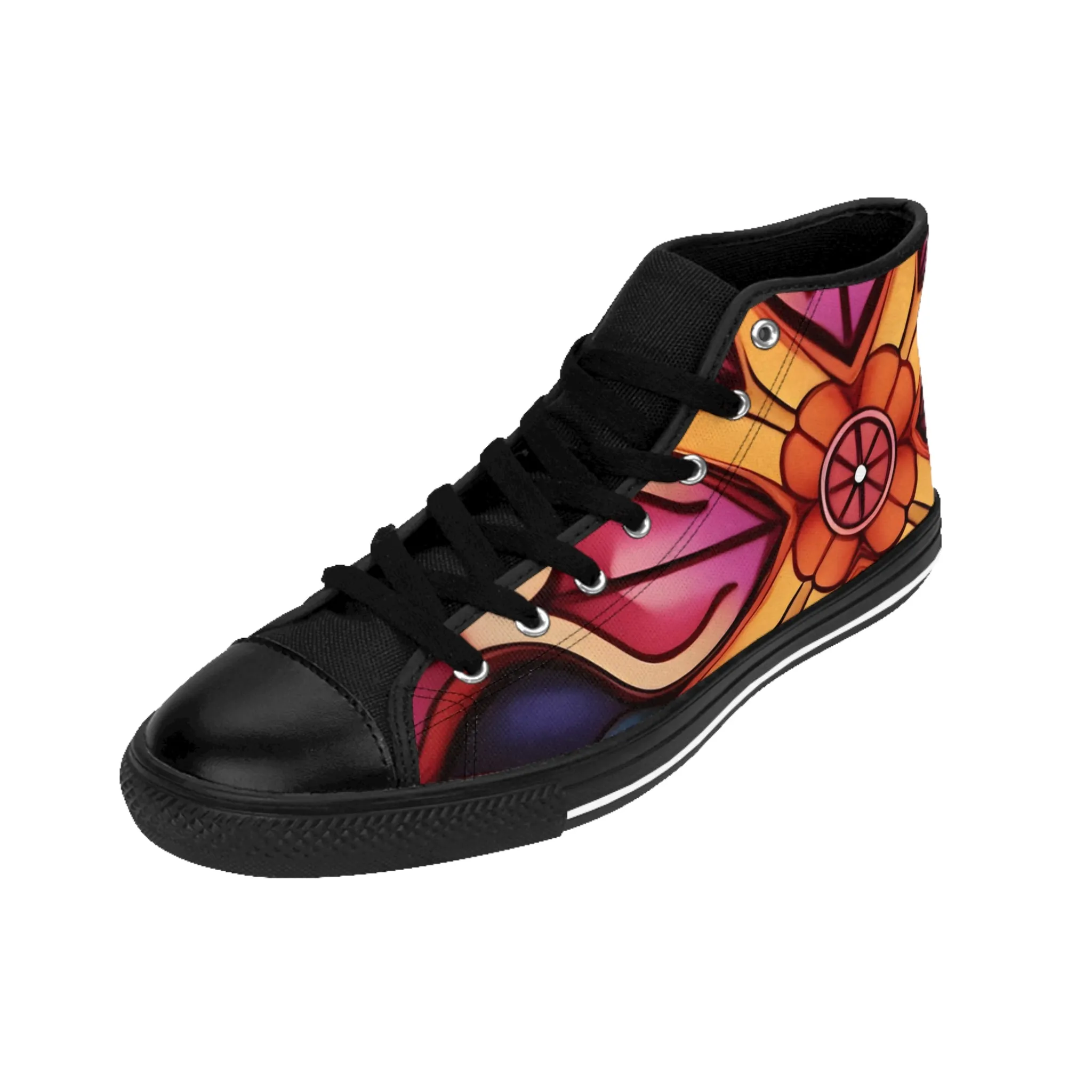 Women's Classic Contemporary Look High Sneakers. GB-000010C