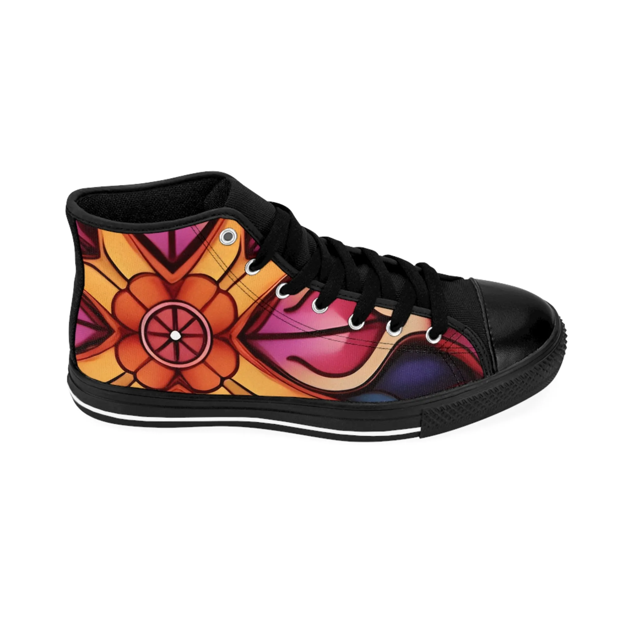 Women's Classic Contemporary Look High Sneakers. GB-000010C