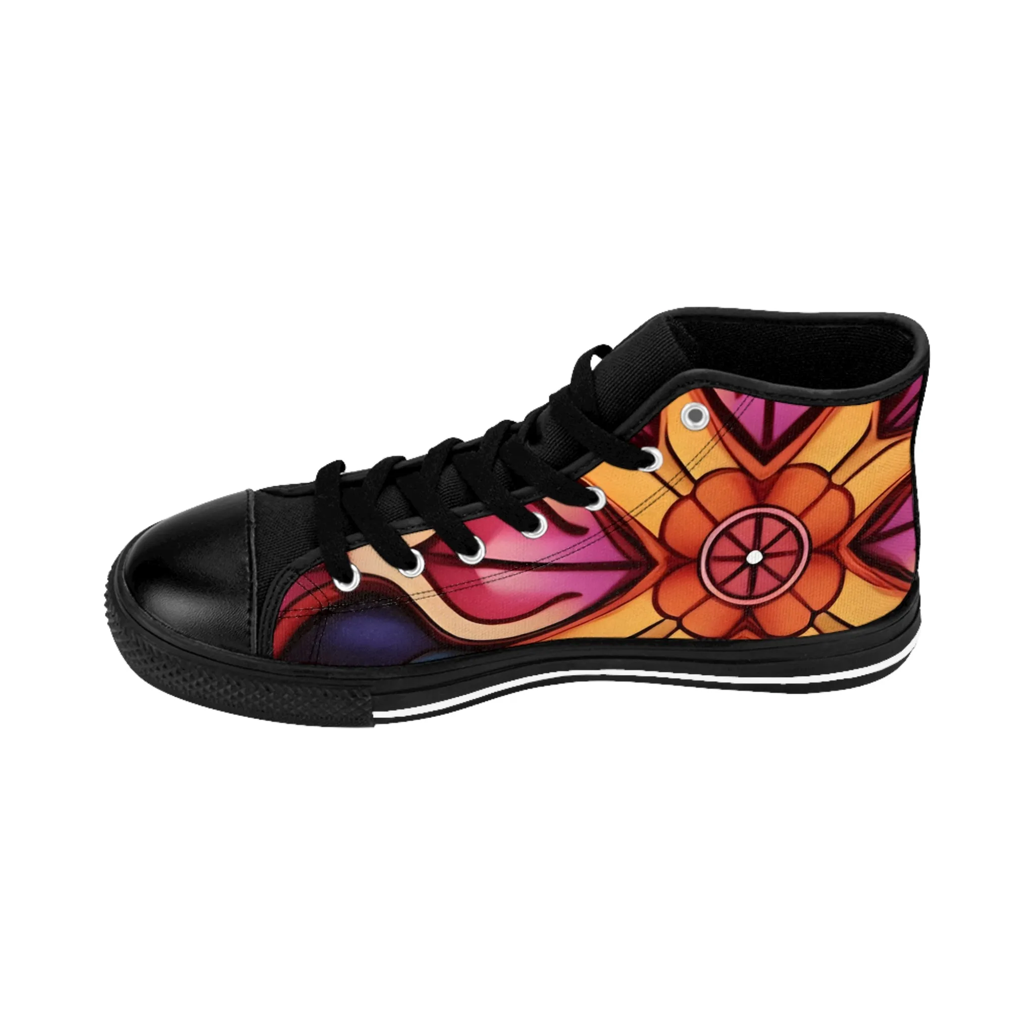 Women's Classic Contemporary Look High Sneakers. GB-000010C