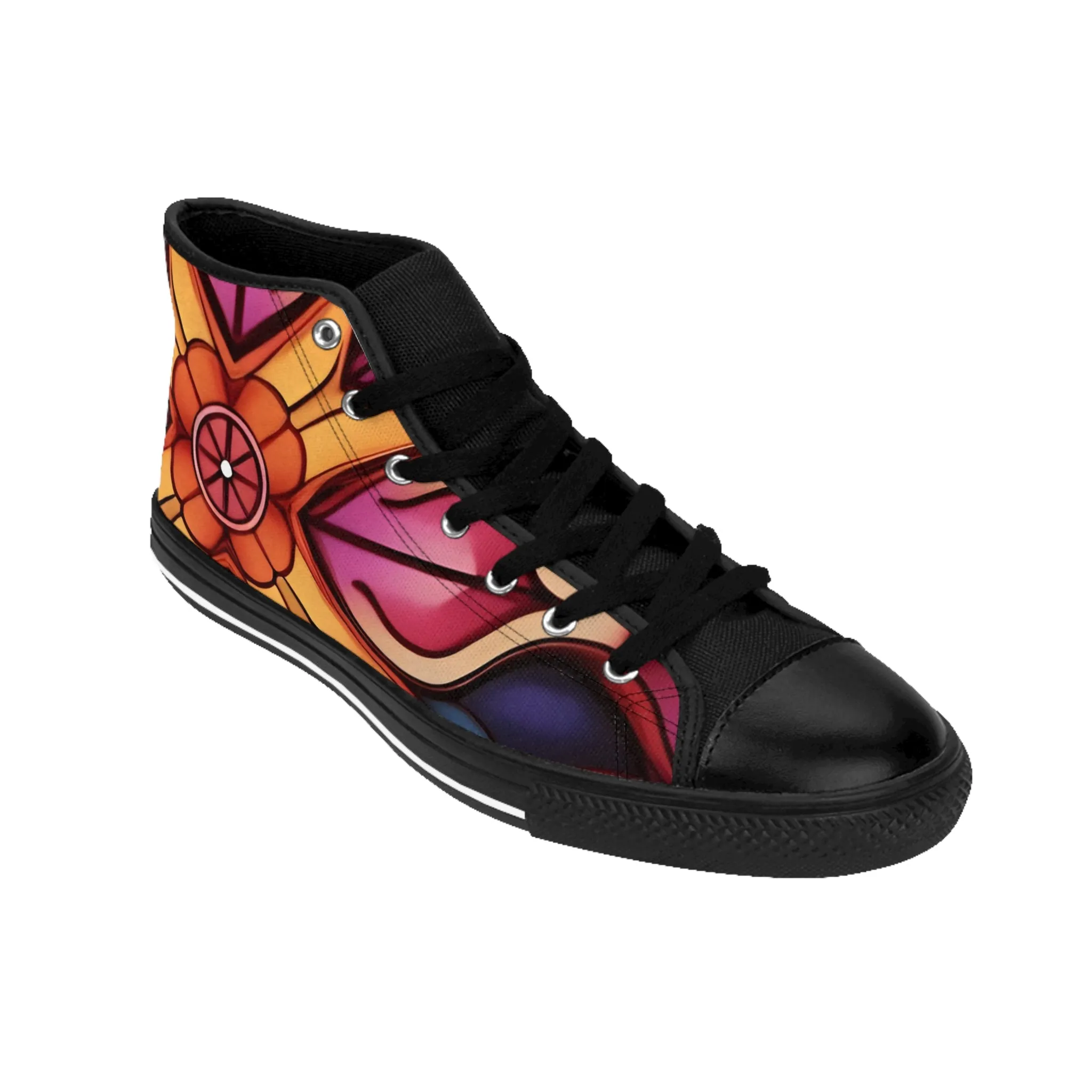 Women's Classic Contemporary Look High Sneakers. GB-000010C