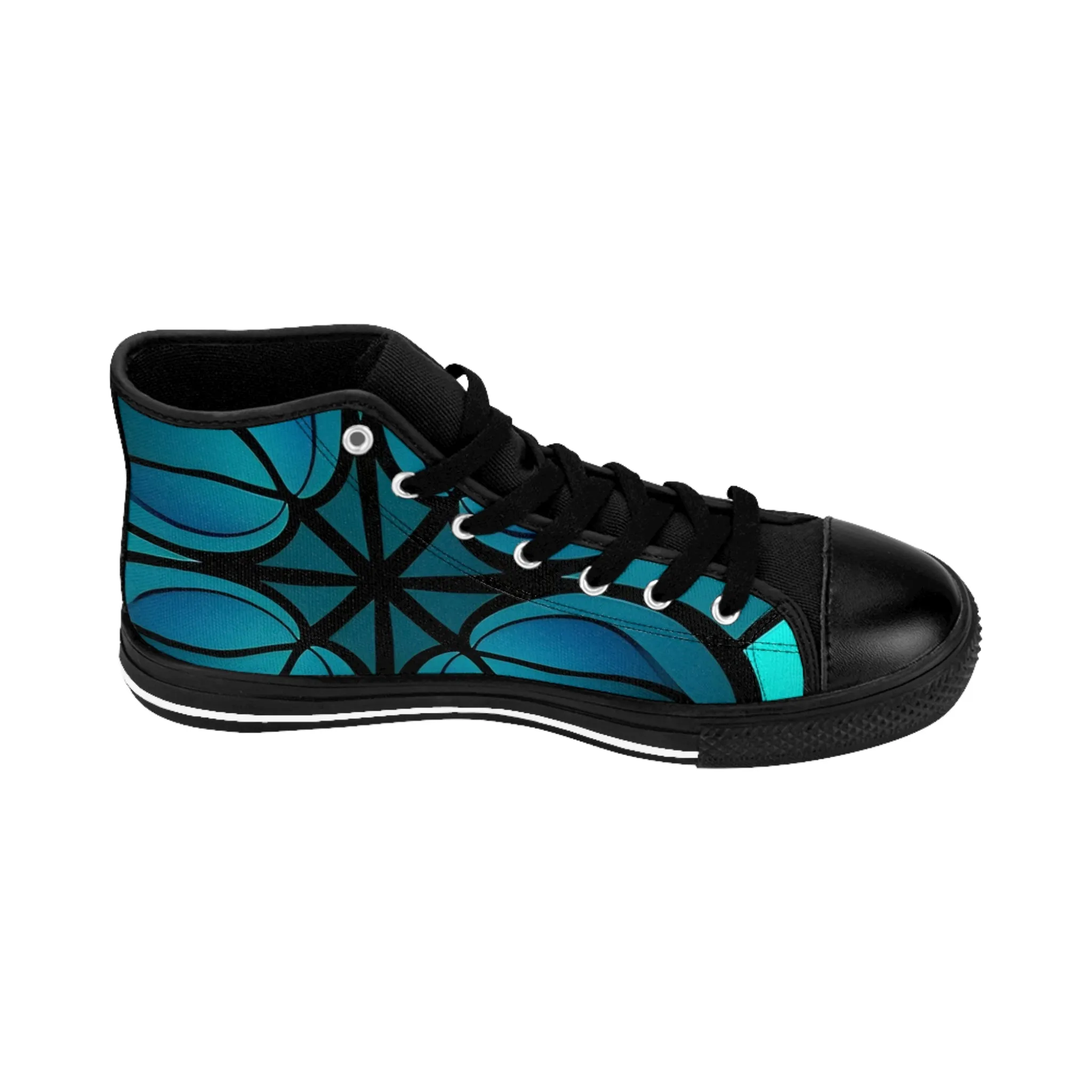 Women's Classic Elegant Design High Sneakers. GB-000006Cvc